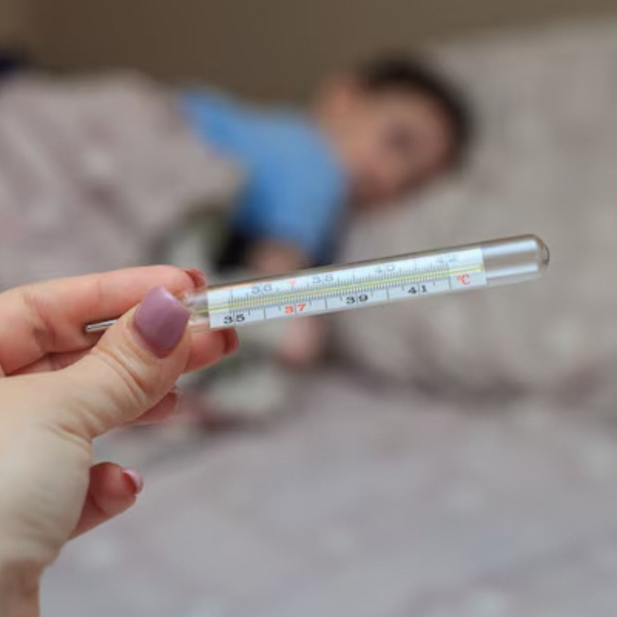 TERMOMETRO DE MERCURIO TEMPERATURA CORPORAL FIEBRE LAU - 8