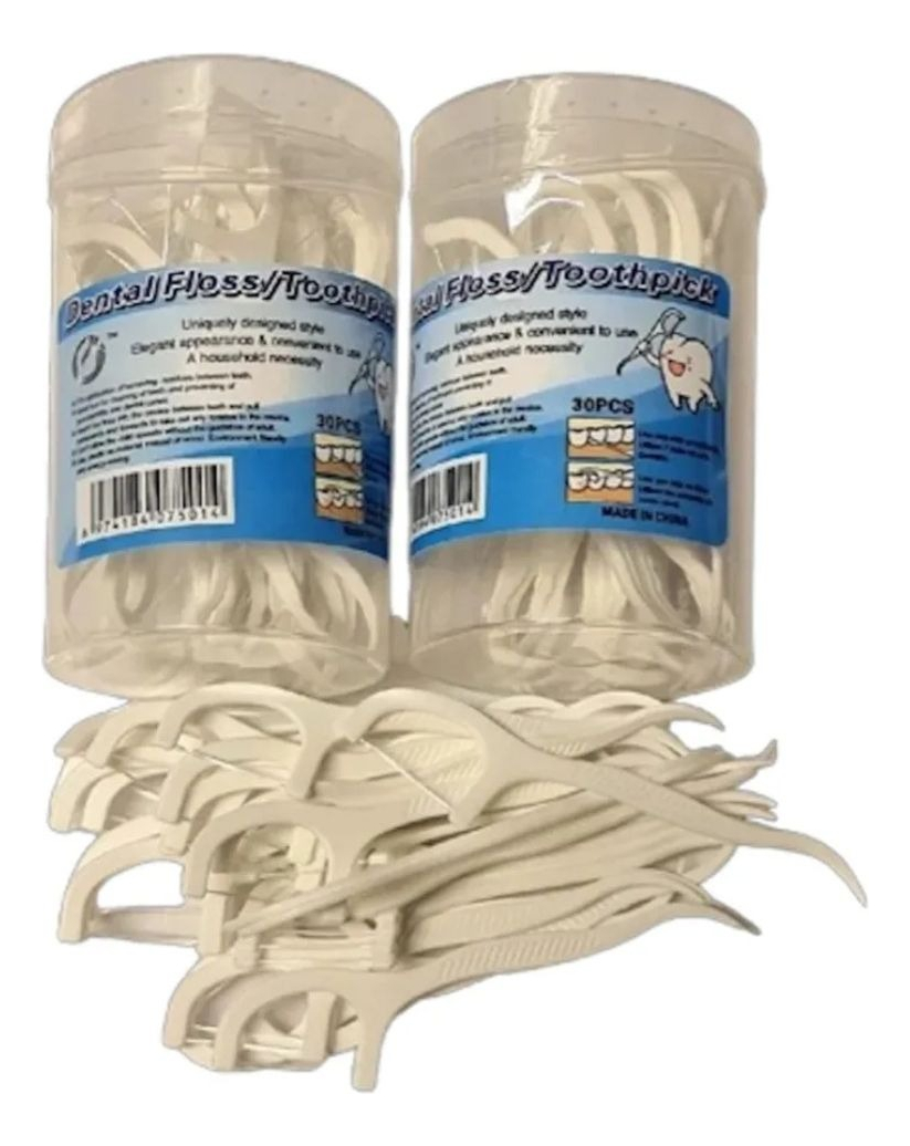 PACK HILO DENTAL APLICADORES HIGIENE BUCAL LIMPIEZA LAU - 4