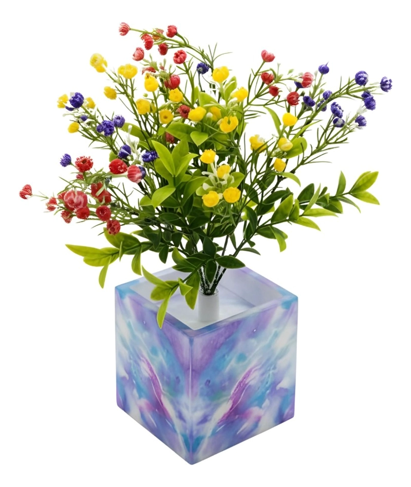 PLANTA ARTIFICIAL DECORATIVA LED ADORNO MODERNO HOGAR JHN - 1