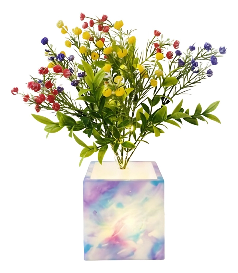 PLANTA ARTIFICIAL DECORATIVA LED ADORNO MODERNO HOGAR JHN - 3