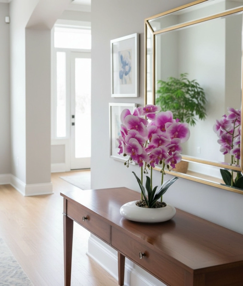PLANTA ARTIFICIAL DECORATIVA ADORNO FLORAL MODERNO HOGAR JHN - 9