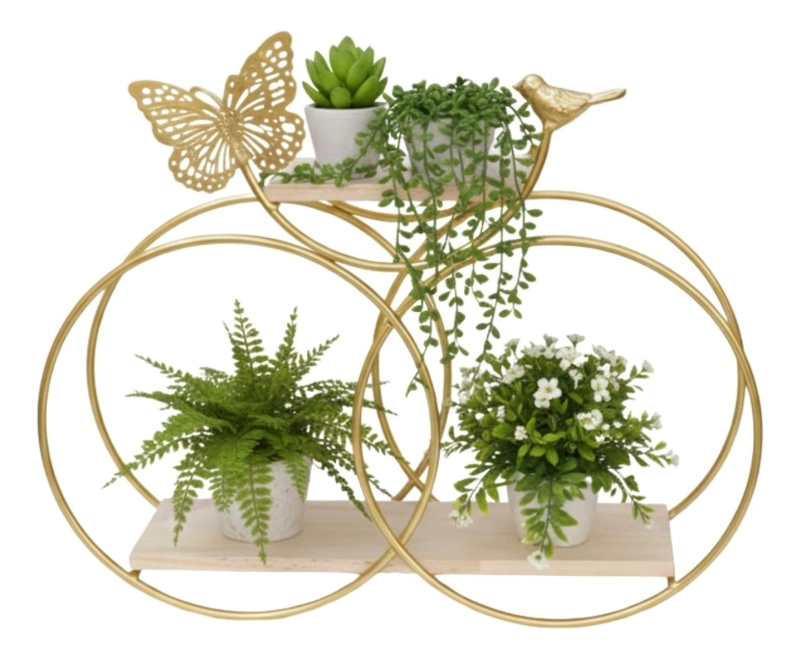 PORTA MACETAS SOPORTE DECORATIVO ADORNO MULTIFUNCIONAL JHN - 3