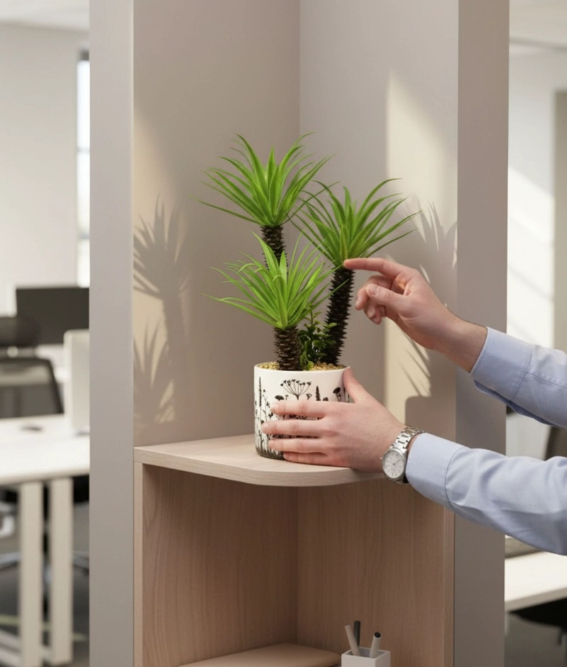 PLANTA ARTIFICIAL DECORATIVA ADORNO HOGAR MODERNO JHN - 6