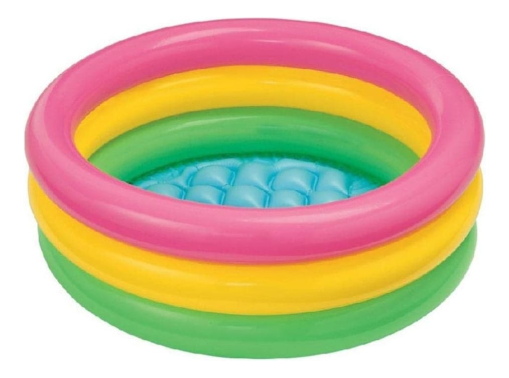 PISCINA INFLABLE REDONDA PVC PATIO INTERIOR HOGAR NIÑOS LAU - 1