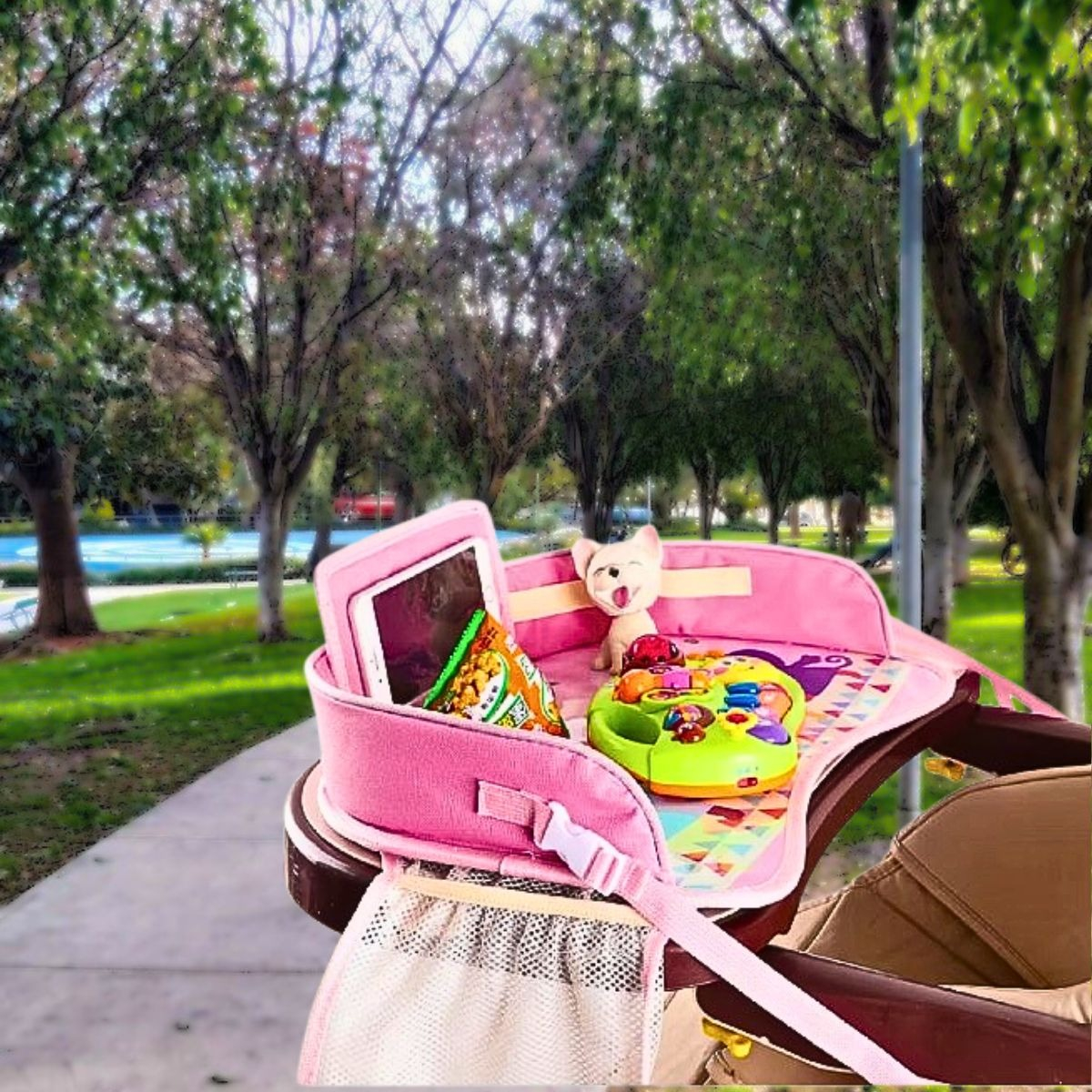 ORGANIZADOR MESA PORTATIL AUTO CARRITO IMPERMEABLE BEBE LAU - 3