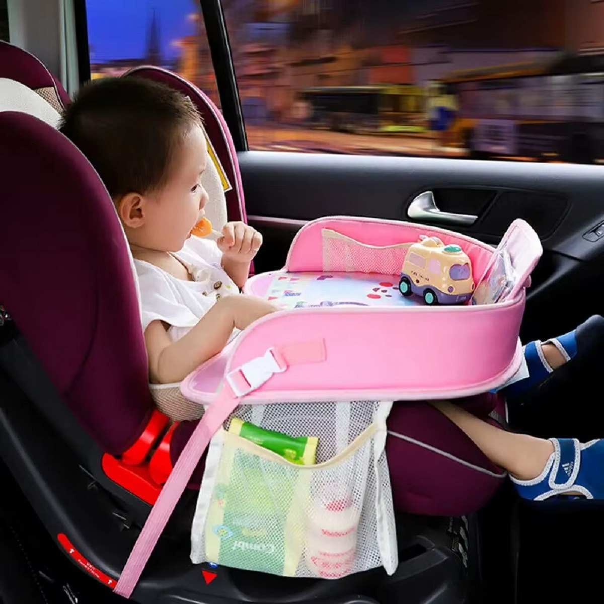 ORGANIZADOR MESA PORTATIL AUTO CARRITO IMPERMEABLE BEBE LAU - 8