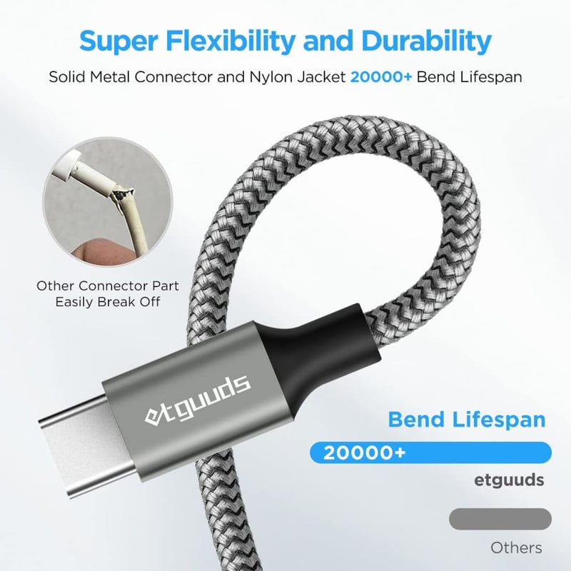 SET 3 CABLE MICRO USB CARGA RAPIDA SINCRONIZACION DATOS LAU - 2