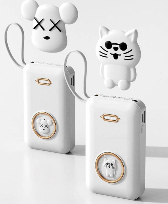 CARGADOR POWER BANK CARTOON BATERIA PORTATIL USB LAU - 3