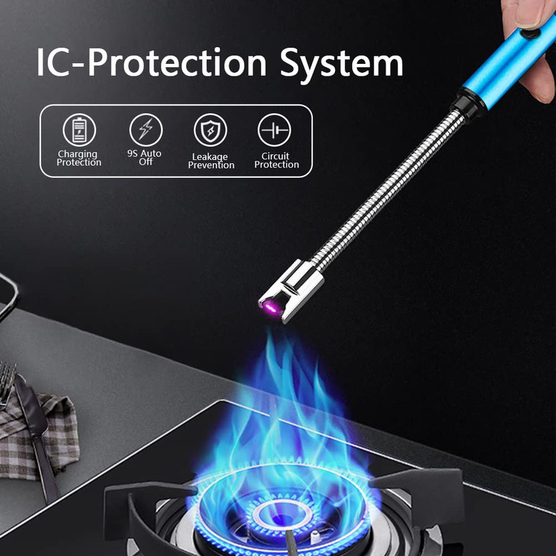 SET 2 ENCENDEDOR PORTÁTIL USB RECARGABLE COCINA LAU - 10