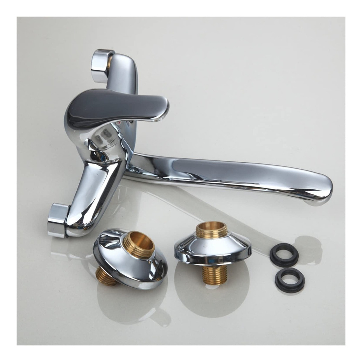 GRIFO MEZCLADOR LAVABO BAÑO AGUA FRIA CALIENTE CROMADO LAU - 5