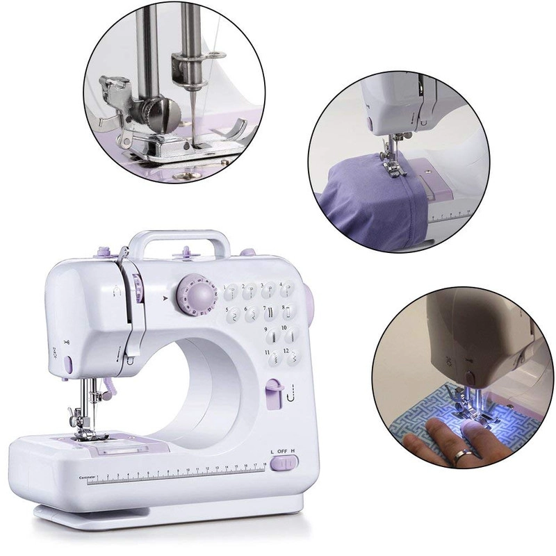 MAQUINA COSER PORTATIL MULTIFUNCIONAL DISEÑO DOSMETICO LAU - 7