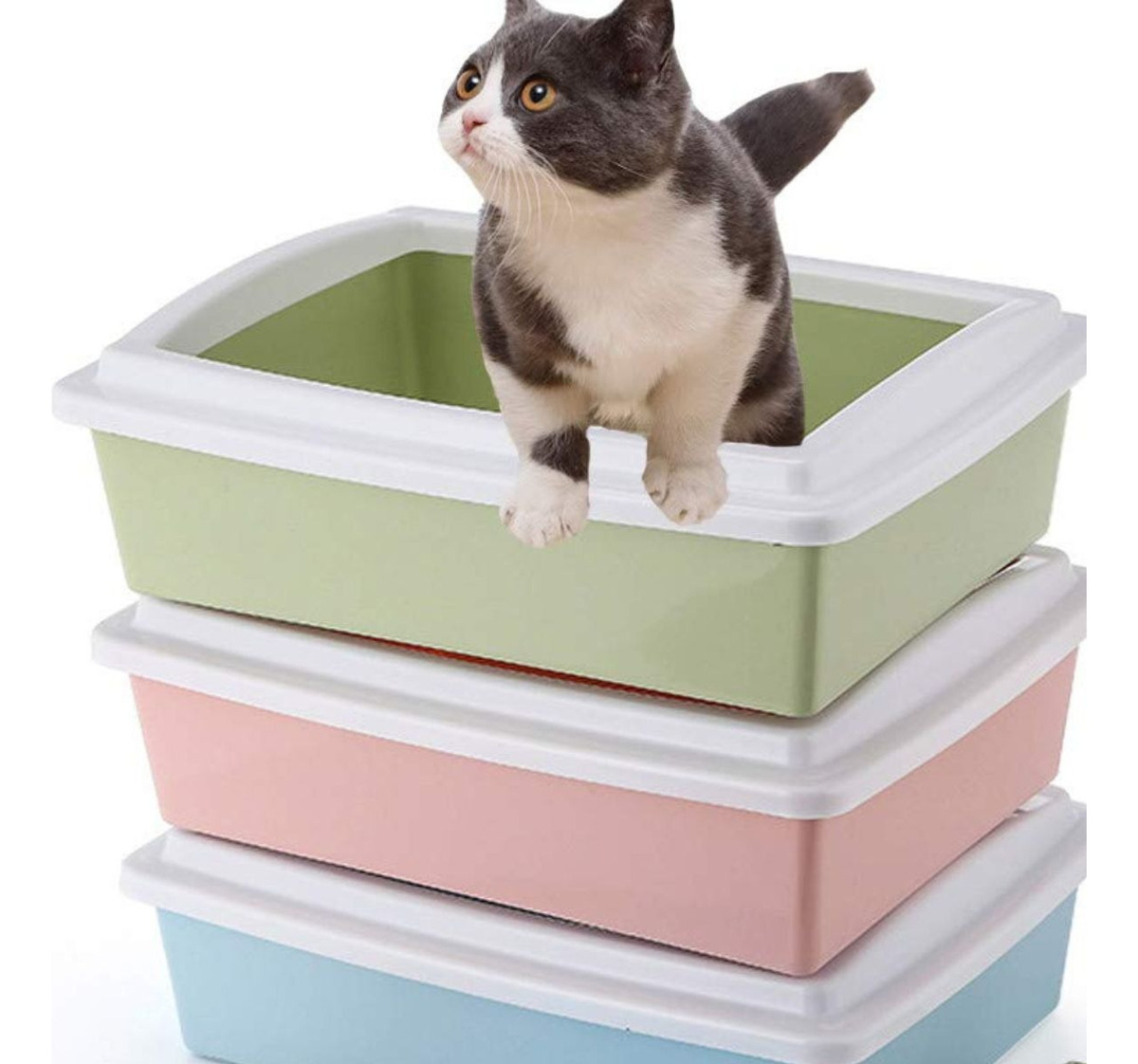 ARENERO CAJA SEMICERRADA PARA GATOS MASCOTAS HOGAR LAU - 5