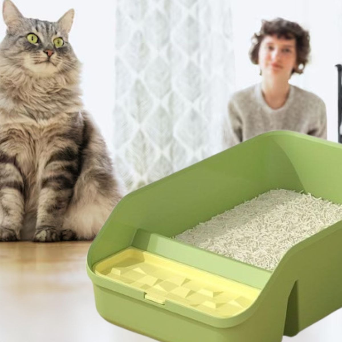CAJA DE ARENA GRANDE PARA GATOS MASCOTAS HOGAR LAU - 9