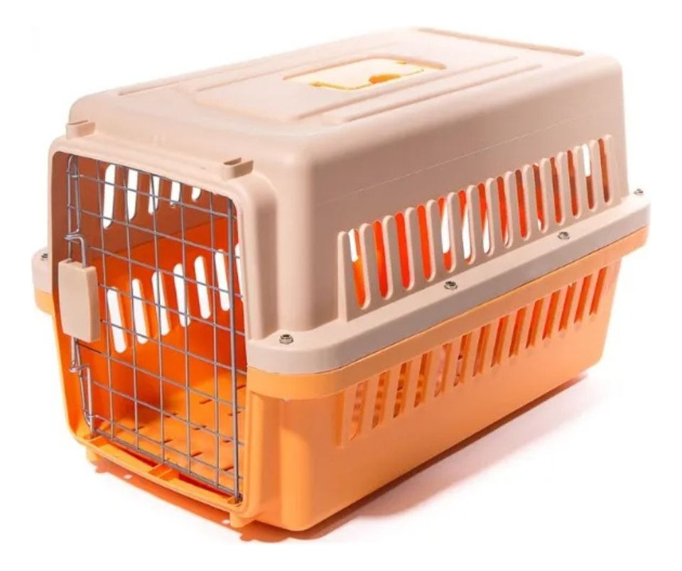 KENNEL TRANSPORTADOR 39X36X60CM VIAJE PASEO MASCOTA LAU - 5