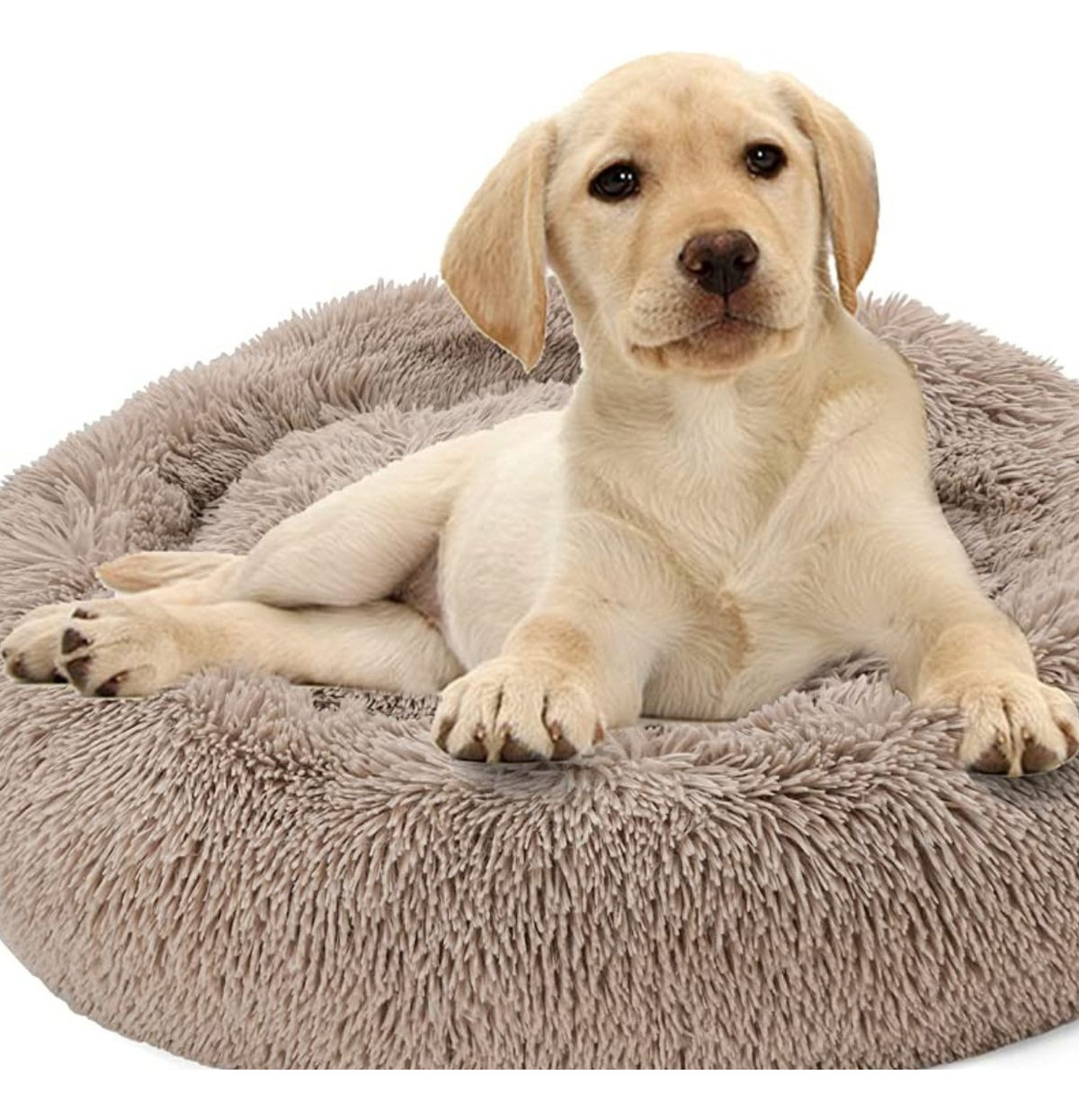 CAMA PARA PERROS ANTIESTRES FELPA 110CM MASCOTAS LAU - 4