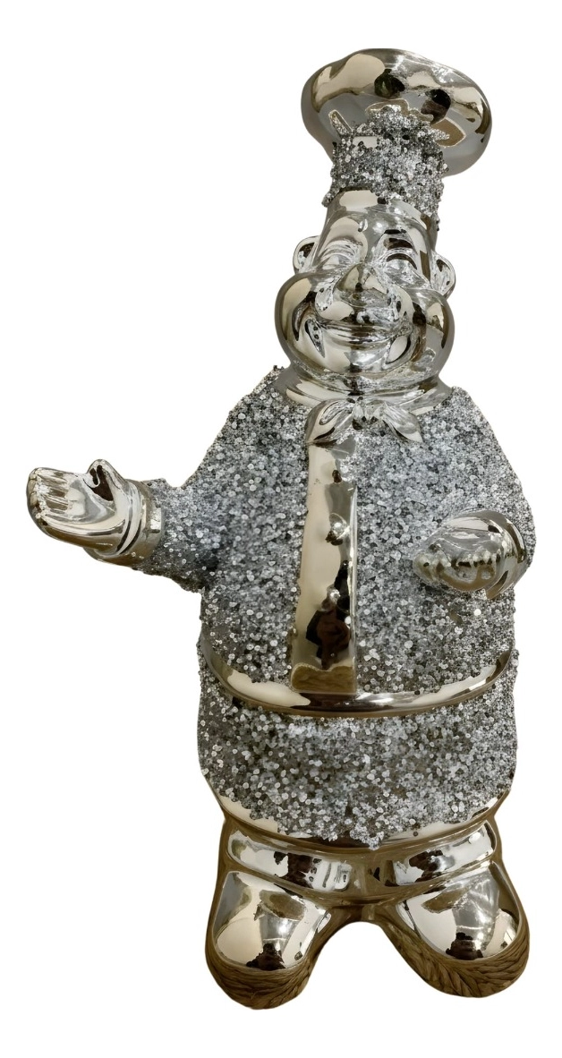 FIGURA DECORATIVA ESTATUA CHEF ESTILO COCINA ADORNO JHN - 1