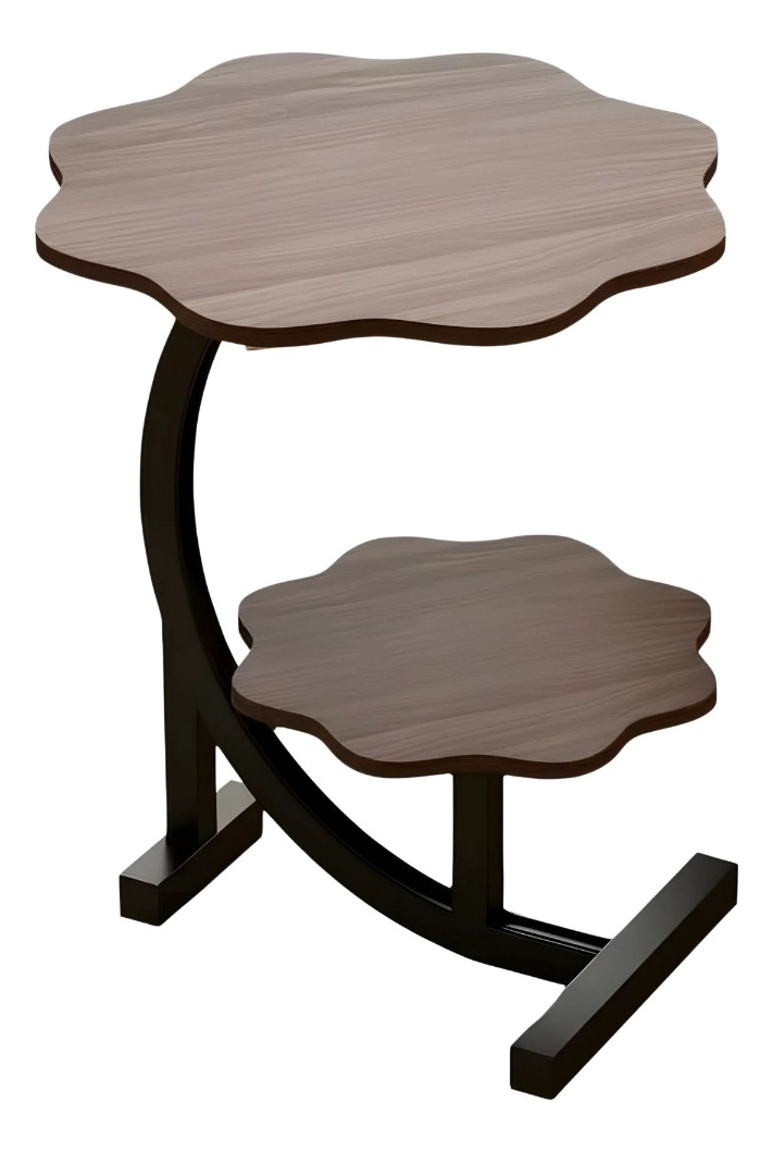 MESA CENTRO AUXILIAR DECORATIVA DOS NIVELES MODERNA JHN - 1