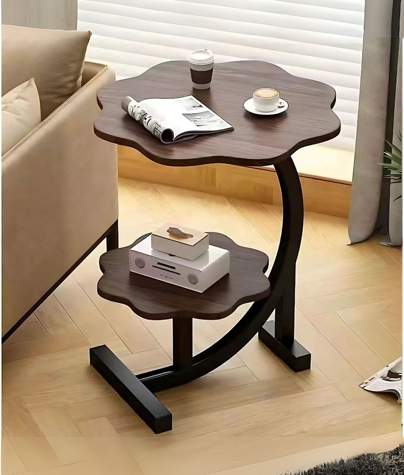 MESA CENTRO AUXILIAR DECORATIVA DOS NIVELES MODERNA JHN - 2