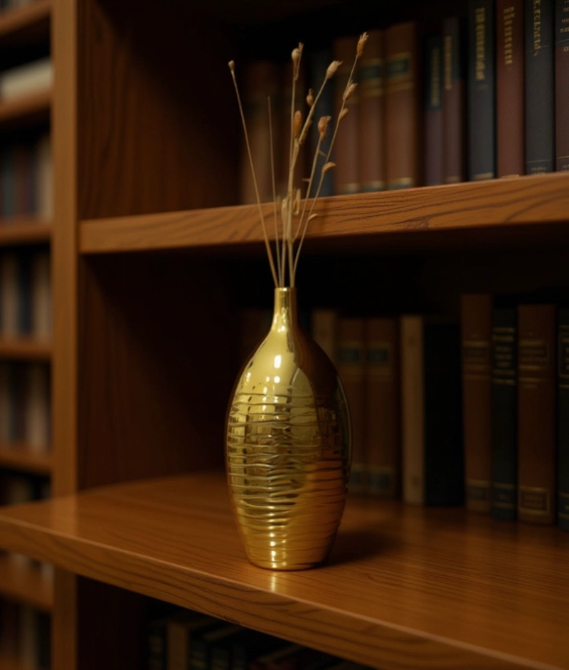 FLORERO DECORATIVO MODERNO DISEÑO ONDAS HOGAR JHN - 2