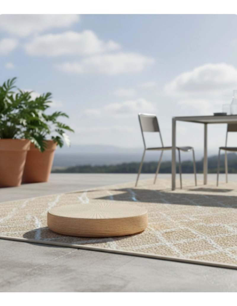 COJIN DECORATIVO MULTIFUNCIONAL REDONDO NATURAL YOGA JHN - 2