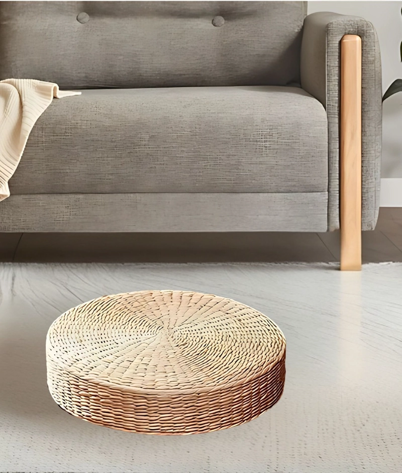 COJIN DECORATIVO MULTIFUNCIONAL REDONDO NATURAL YOGA JHN - 9