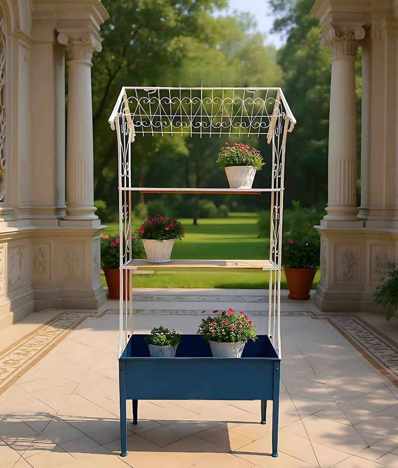 PORTA MACETAS DECORATIVO SOPORTE PLANTAS ESTANTE JHN - 7