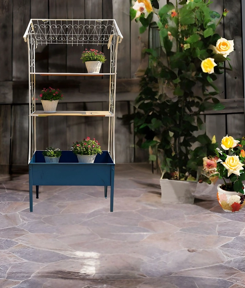 PORTA MACETAS DECORATIVO SOPORTE PLANTAS ESTANTE JHN - 10