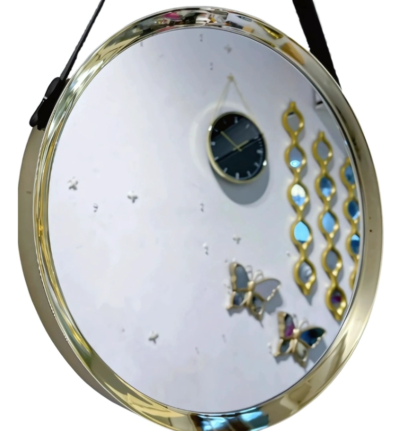 ESPEJO PARED DECORATIVO MODERNO REDONDO HOGAR JHN - 3