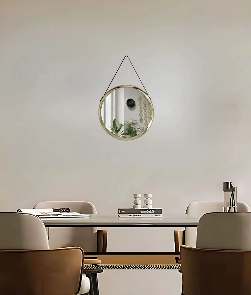 ESPEJO PARED DECORATIVO MODERNO REDONDO HOGAR JHN - 10