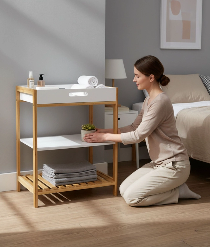 ESTANTE MULTIFUNCIONAL MODERNO DECORATIVO ORGANIZADOR JHN - 4