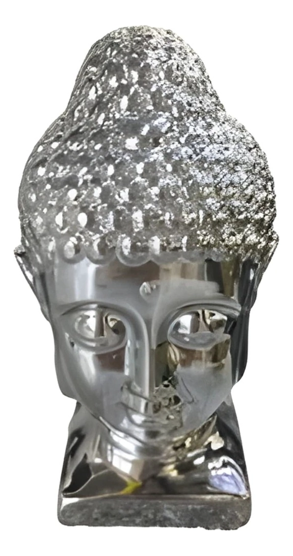 FIGURA DECORATIVA ADORNO CABEZA BUDA HOGAR JHN - 1
