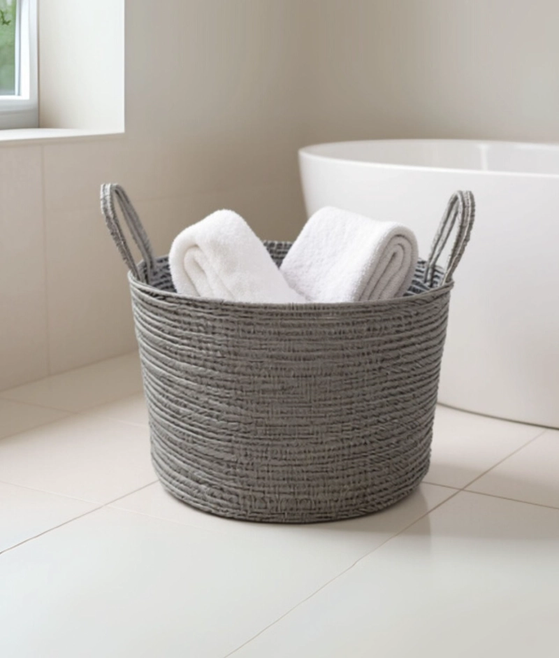 CANASTO DECORATIVO ALMACENAMIENTO ORGANIZADOR HOGAR JHN - 8