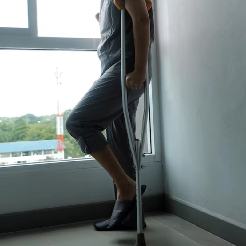 MULETAS AXILARES ORTOPEDICAS DE ALUMINIO ADULTOS LAU - 6