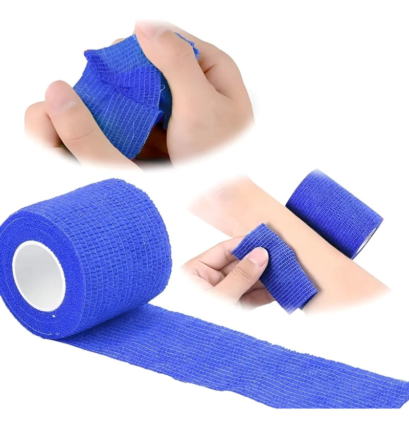 SET 3 VENDAS ELASTICA 7,5CM DE ALGODON PRIMEROS AUXILIOS LAU - 3