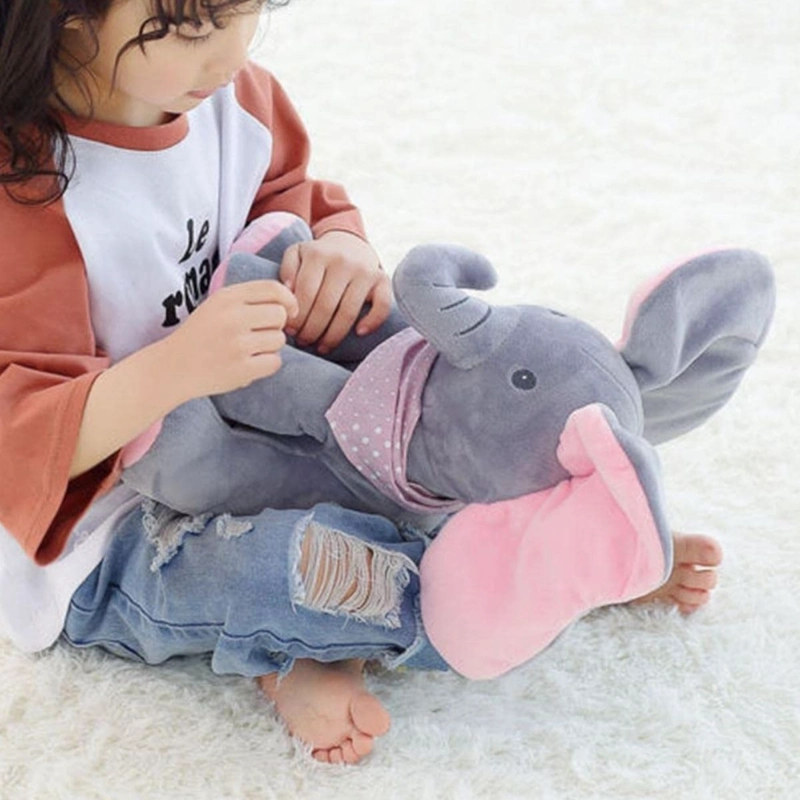 PELUCHE ELEFANTE MUSICAL PARA BEBES DESARROLLO DIVERTIDO LAU - 2