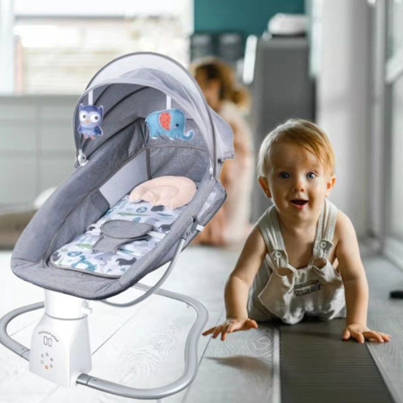 SILLA MECEDORA CON CONTROL REMOTO PARA BEBES LAU - 3