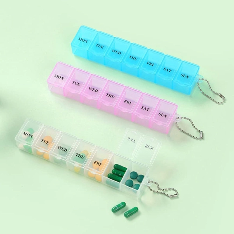 SET 10 PASTILLEROS SEMANAL PARA MEDICAMENTOS VITAMINAS LAU - 10
