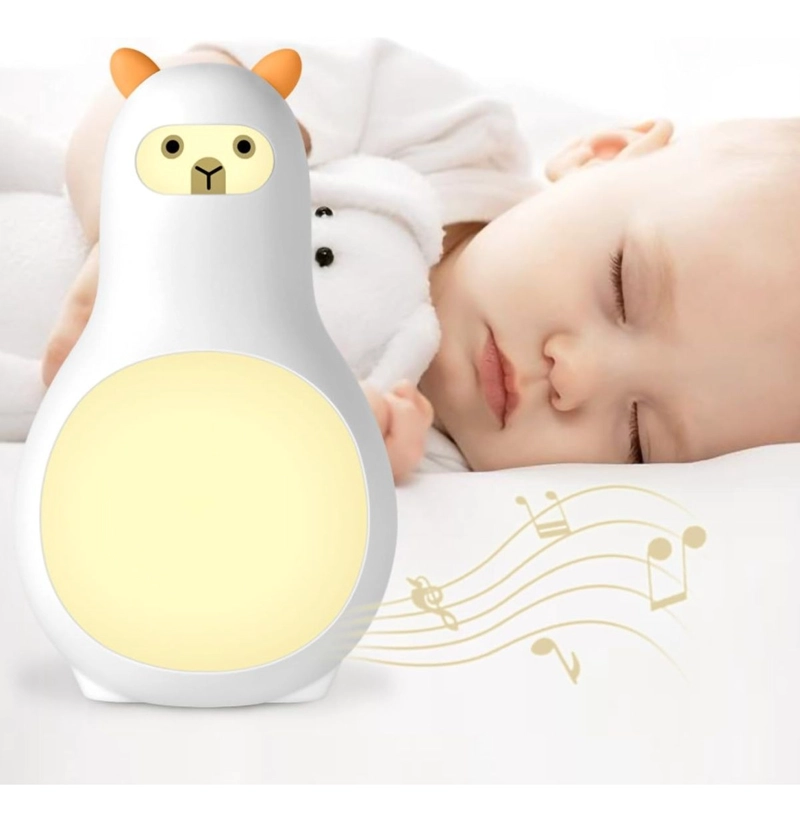 MAQUINA RUIDO BLANCO D ALPACA + ALTAVOZ CON LAMPARA BEBE LAU - 1