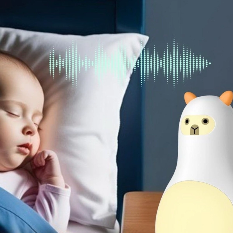 MAQUINA RUIDO BLANCO D ALPACA + ALTAVOZ CON LAMPARA BEBE LAU - 6