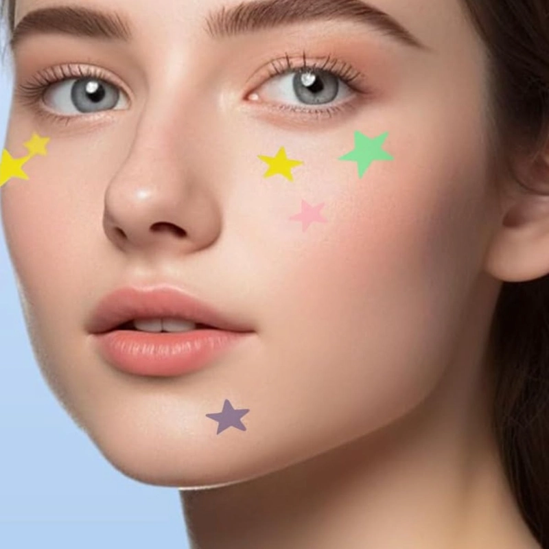 PACK DE 3 PARCHES PARA ACNE DISEÑO ESTRELLA CORAZON LAU - 7