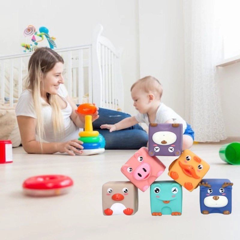 JUGUETE BLOQUES APILABLES DIDACTICO SENSORIAL NIÑOS LAU - 9