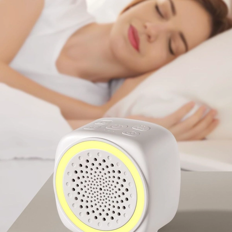 MAQUINA CUBO RUIDO BLANCO CON LUZ PARA RELAJAR BEBE LAU - 3