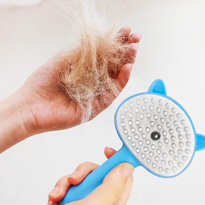 CEPILLO DE VAPOR PARA MASCOTAS 4EN1 CUIDADO PERRO GATOS LAU - 1