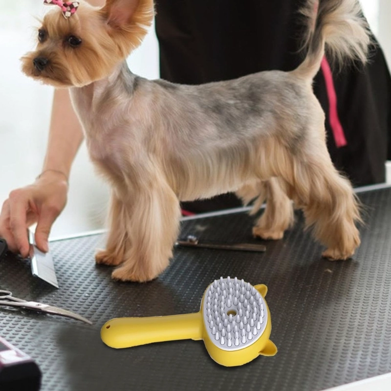 CEPILLO DE VAPOR PARA MASCOTAS 4EN1 CUIDADO PERRO GATOS LAU - 9