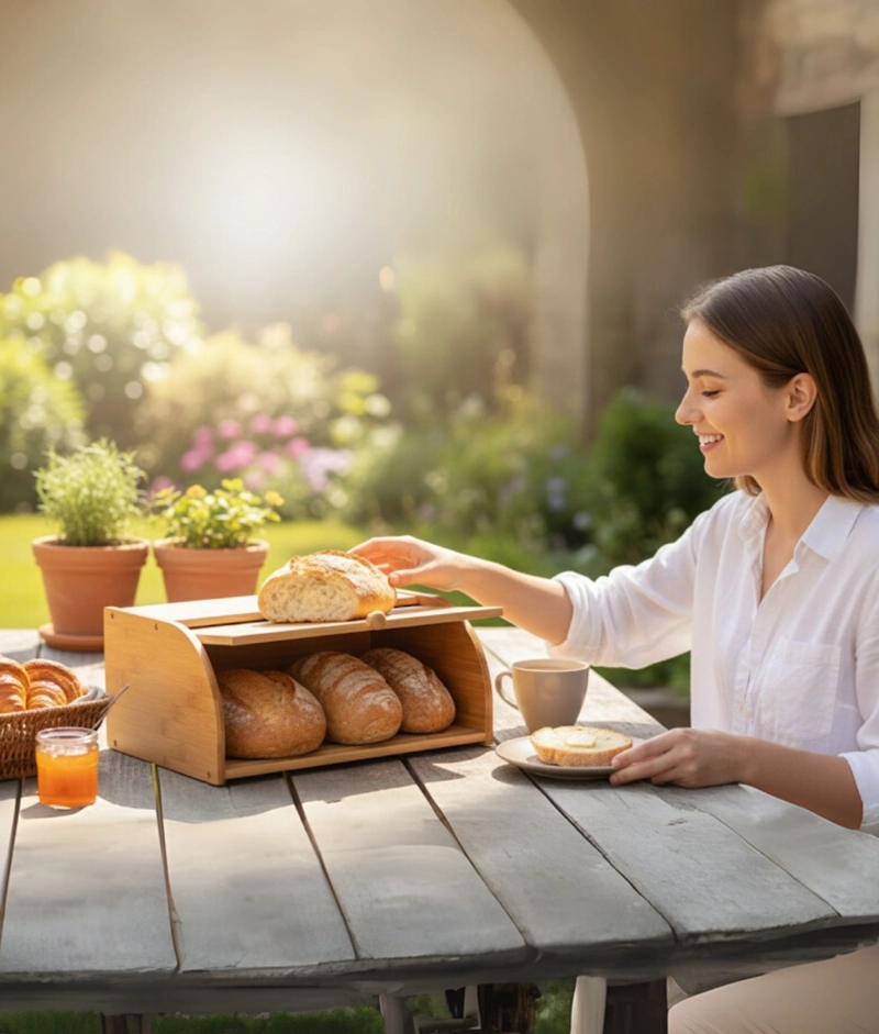 PANERA DESLIZANTE RECIPIENTE ALMACENAMIENTO MESA JHN - 2