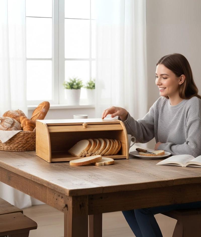 PANERA DESLIZANTE RECIPIENTE ALMACENAMIENTO MESA JHN - 3
