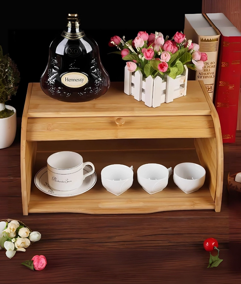 PANERA DESLIZANTE RECIPIENTE ALMACENAMIENTO MESA JHN - 7