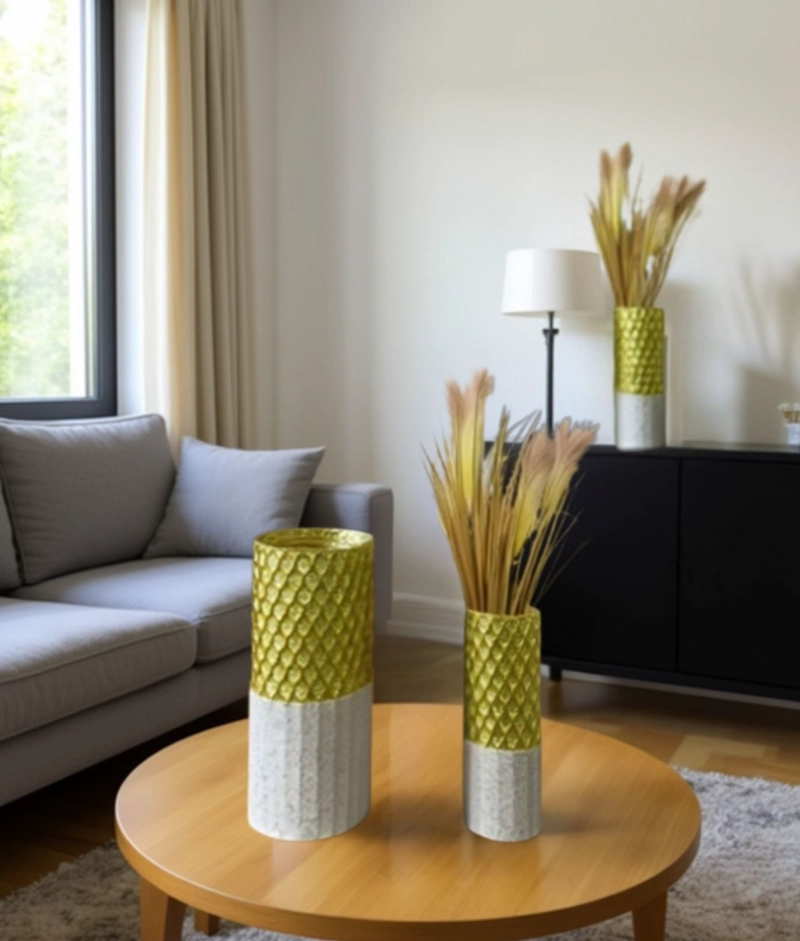 SET 3 FLORERO DECORATIVO GEOME TRICO CONTRASTE TEXTURA JHN - 5