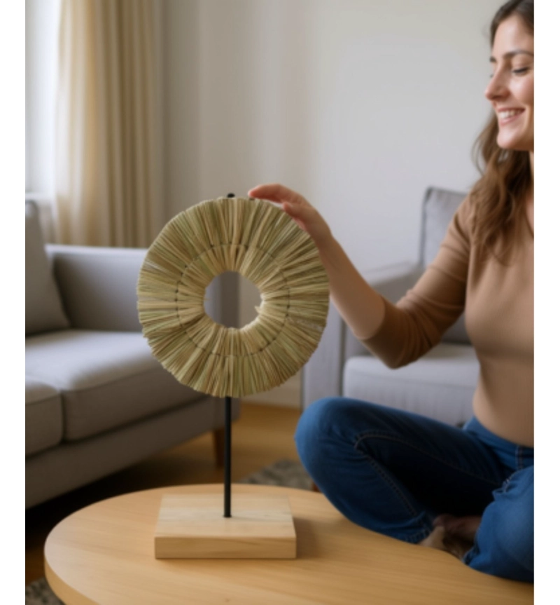 FIGURA DECORATIVA ADORNO MESA DECORATIVO HOGAR JHN - 2