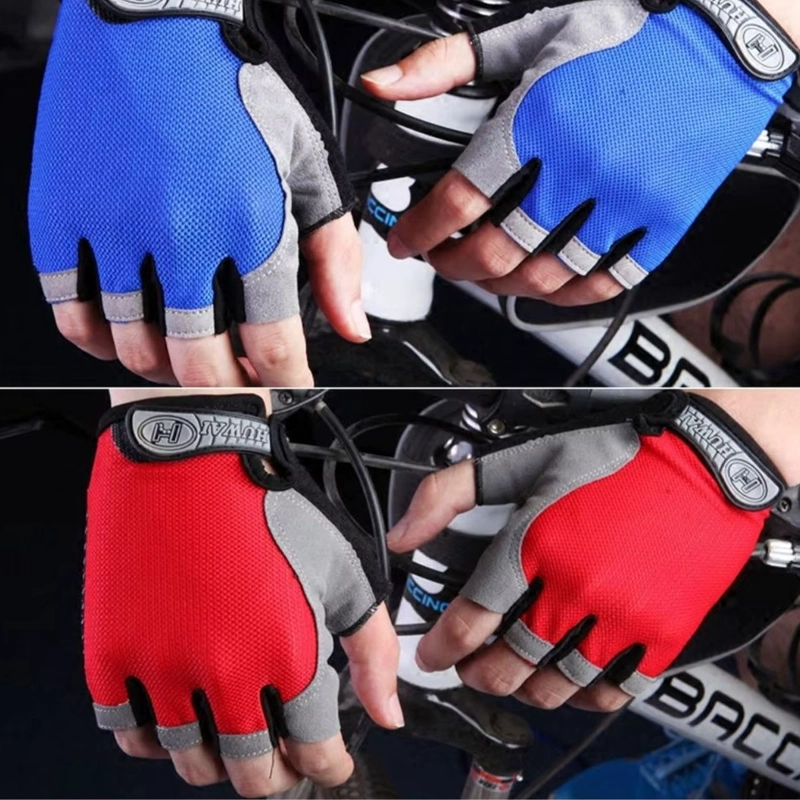 SET 2 GUANTES DEPORTIVOS CICLISMO GIMNASIO VELCRO LAU - 5
